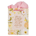 She Is Clothed with Strength and Dignity Portrait Gift Bag with Gift Tag