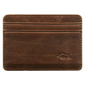 Genuine African Leather Brown Card And ID Holder