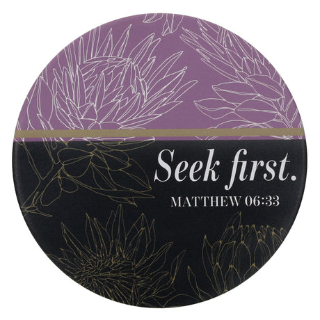 Seek First Ceramic Trivet