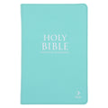 NLT Aquamarine Genuine Leather Flexcover Standard Bible