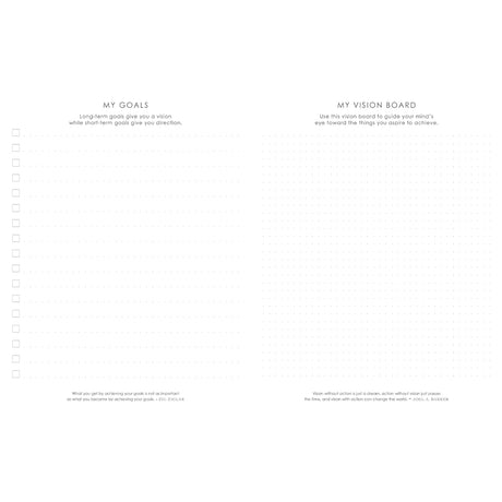 Baxter Undated Planner A4 Grey (Durable Synthetic Fibre Flexcover)