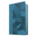 NLT Blue Camo Imitation Leather Thinline Reference Red Letter Kids Bible