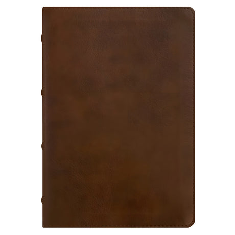 NLT Brown Imitation Leather Filament Pastor's Bible Red Letter Large Print