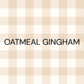 Oatmeal Gingham print