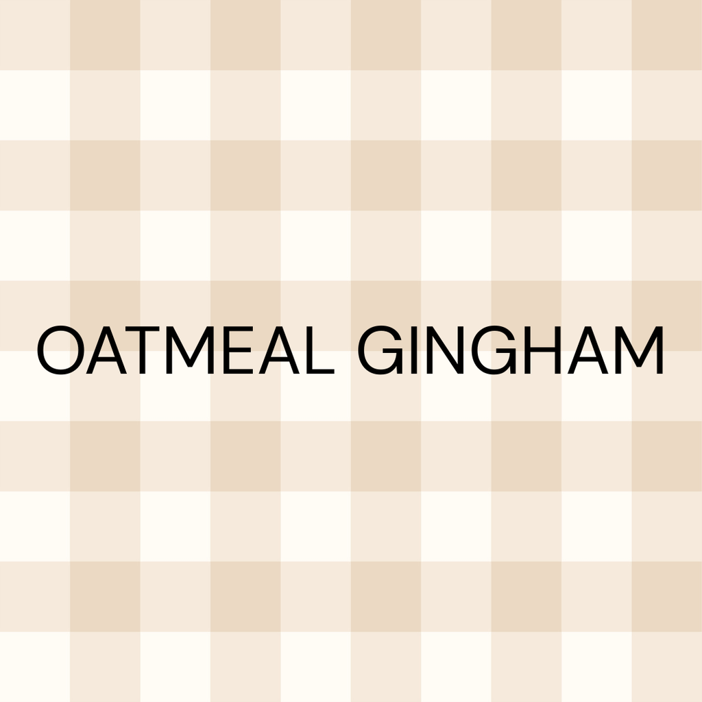 Oatmeal Gingham print