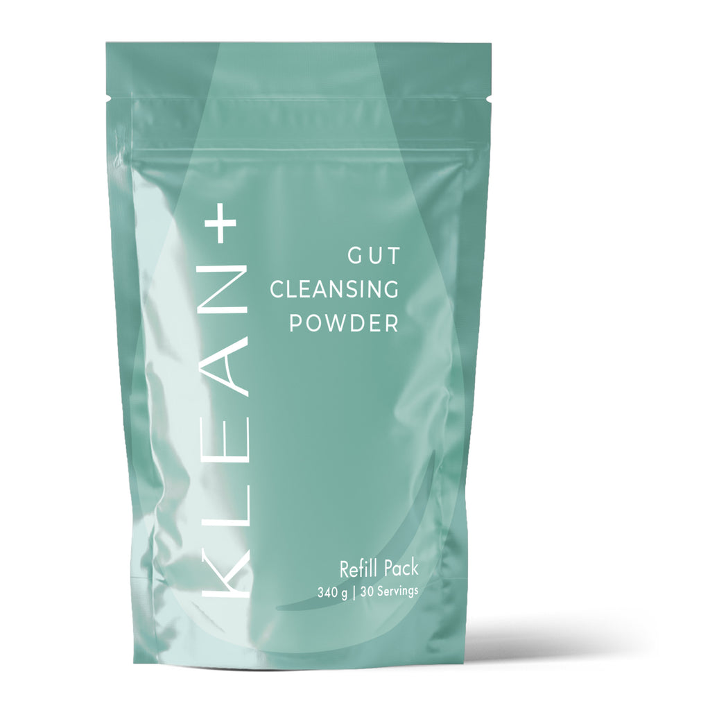 Klean+ Gut Cleansing Powder Refill Pack, front of pouch