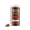 Gimmie Shrooms gummies bottle, raspberry cola