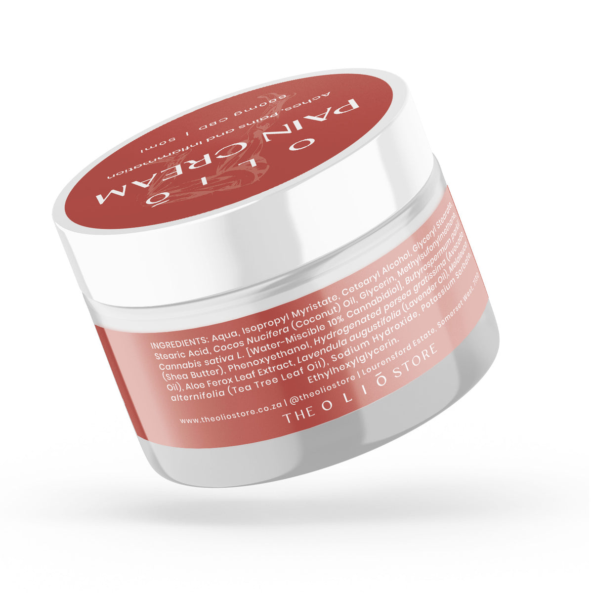 Olio Pain Cream ingredients and information