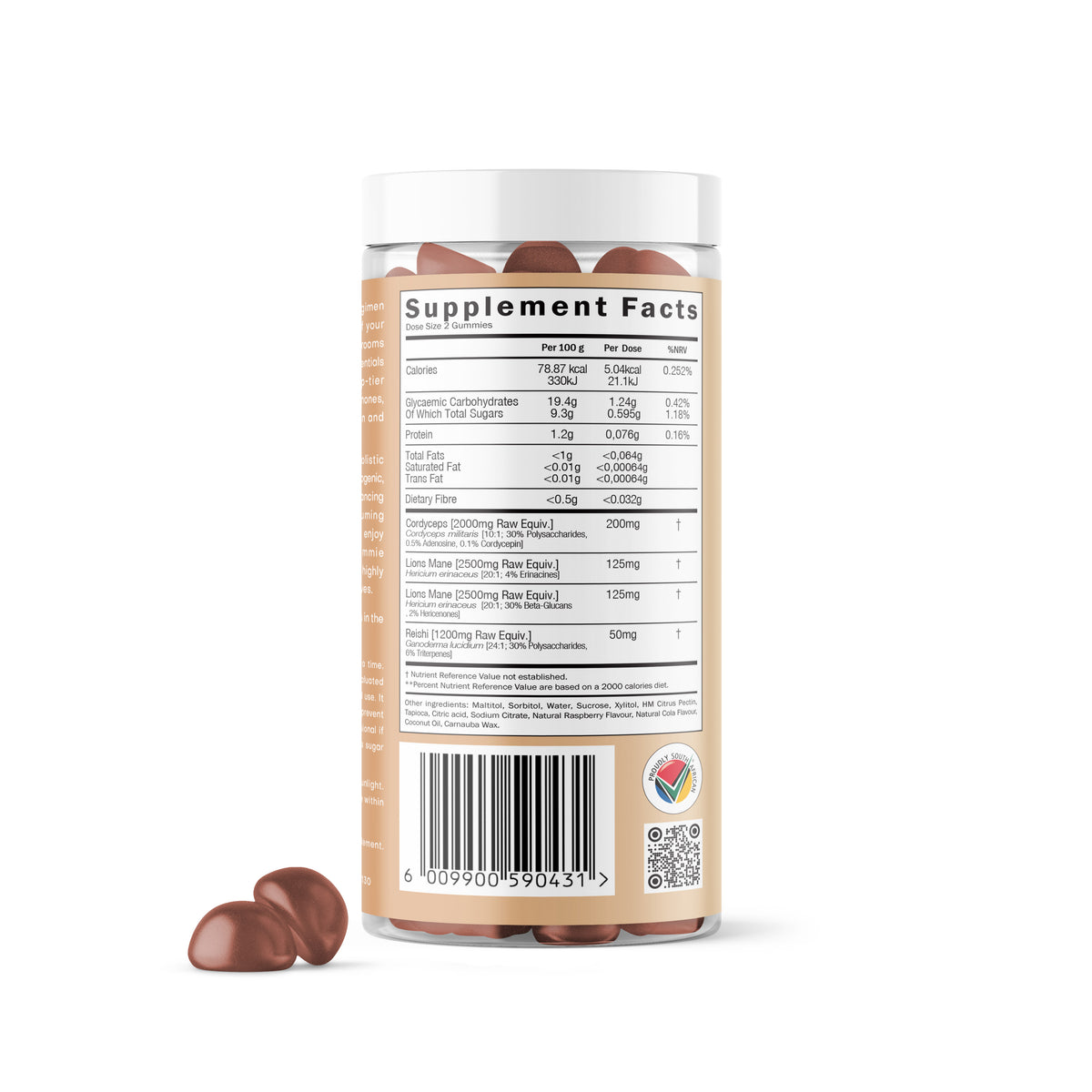 Gimmie Shrooms supplement facts and ingredients