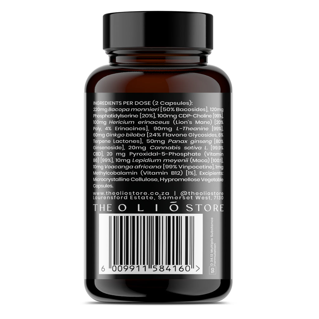 Olio Nootropics ingredients and information
