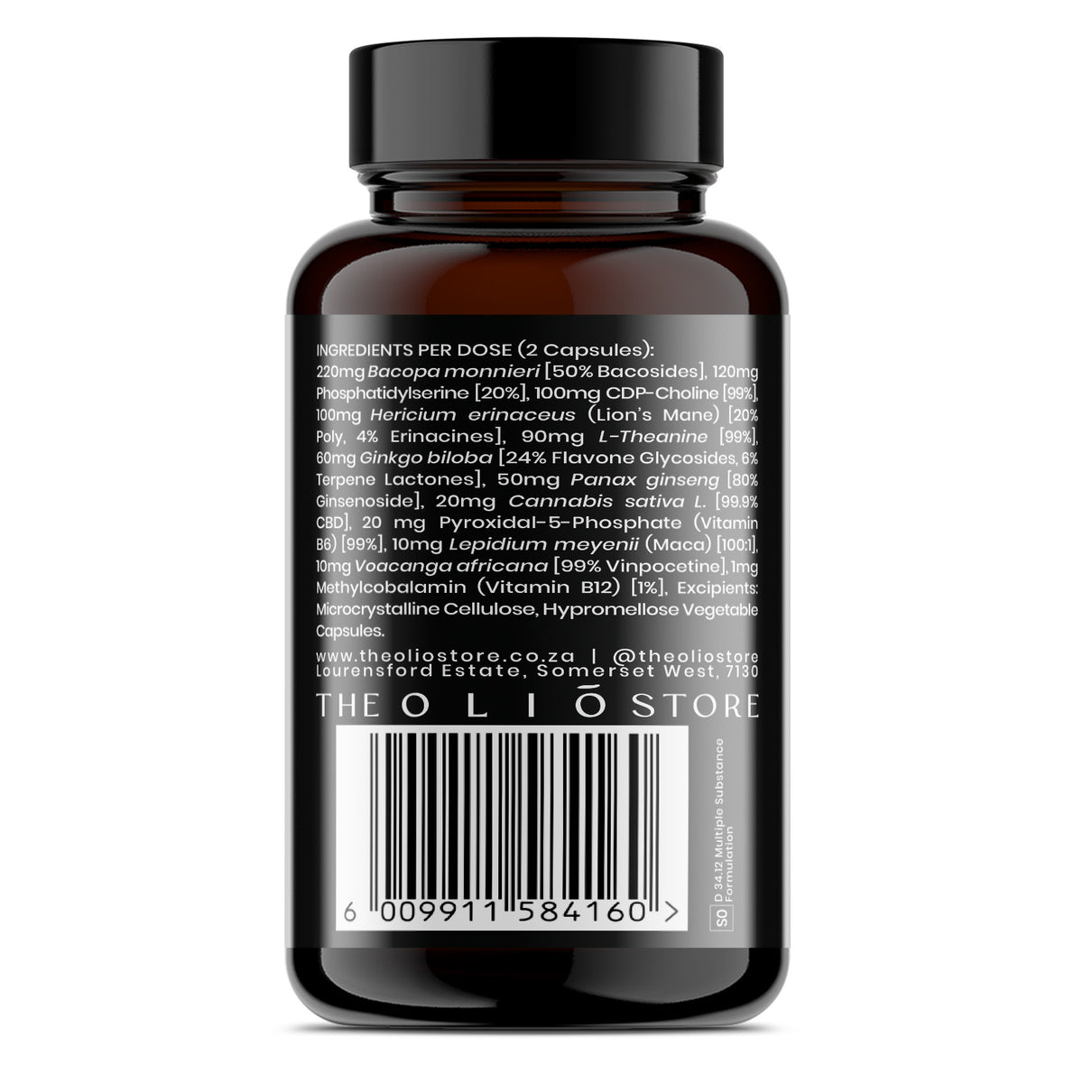 Olio Nootropics ingredients and information