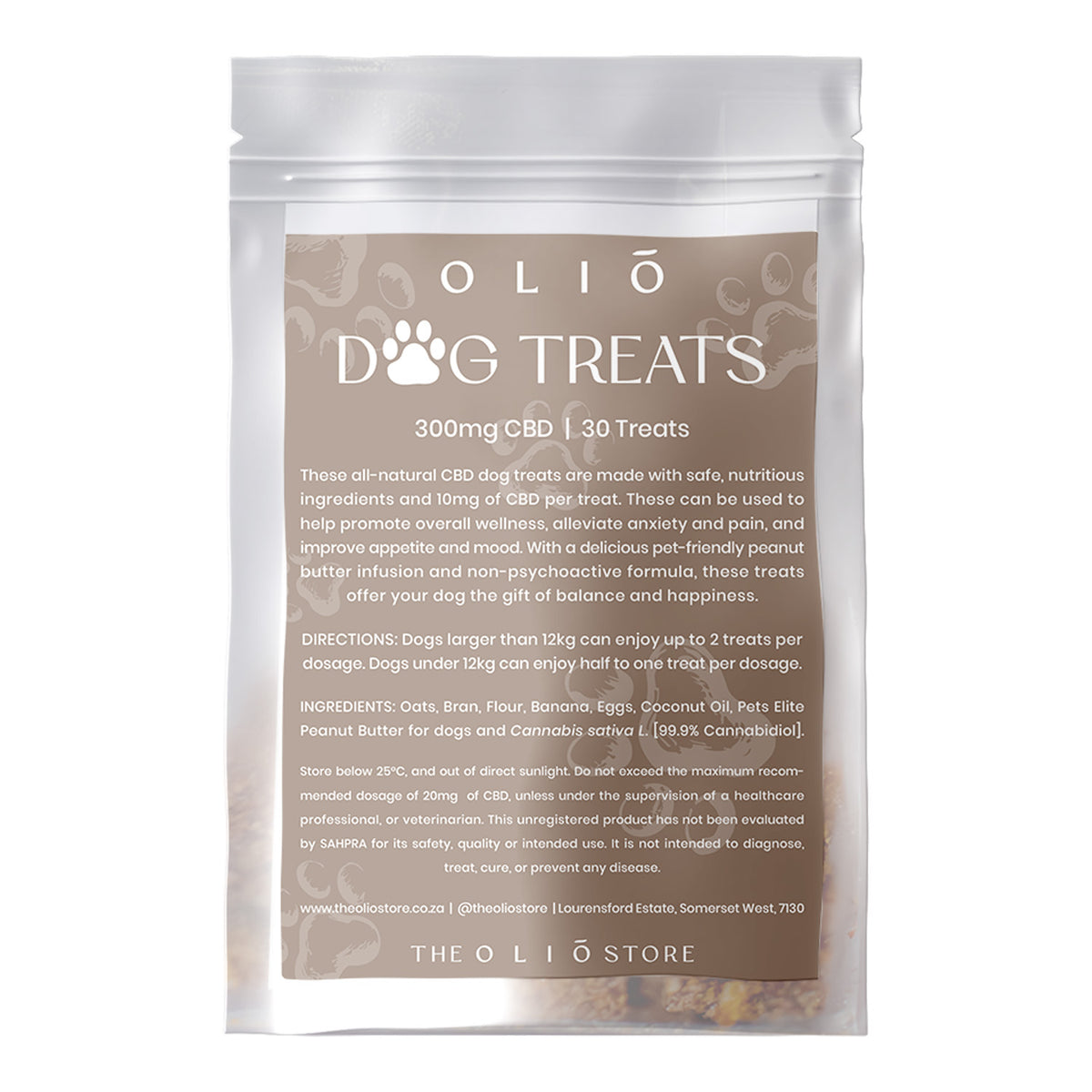 Olio Dog Treats pouch