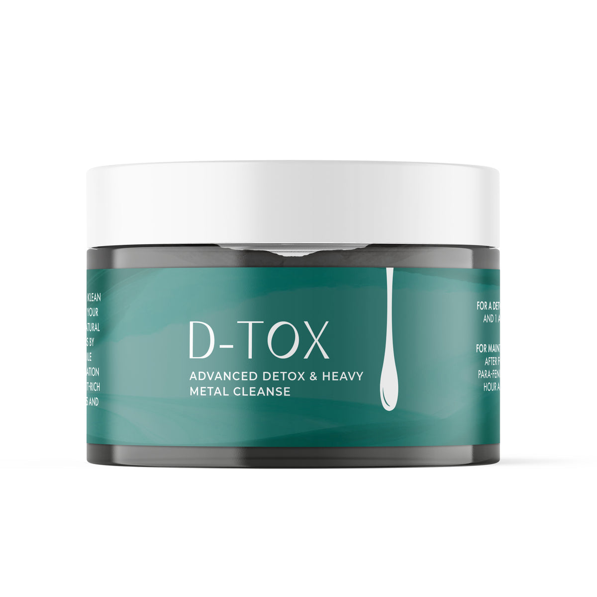 D-Tox Advanced Detox & Heavy Metal Cleanse jar